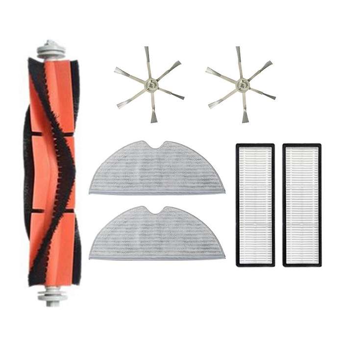 7pcs Replacement Parts Main Side Brush Filters for Xiaomi Mijia 2c
