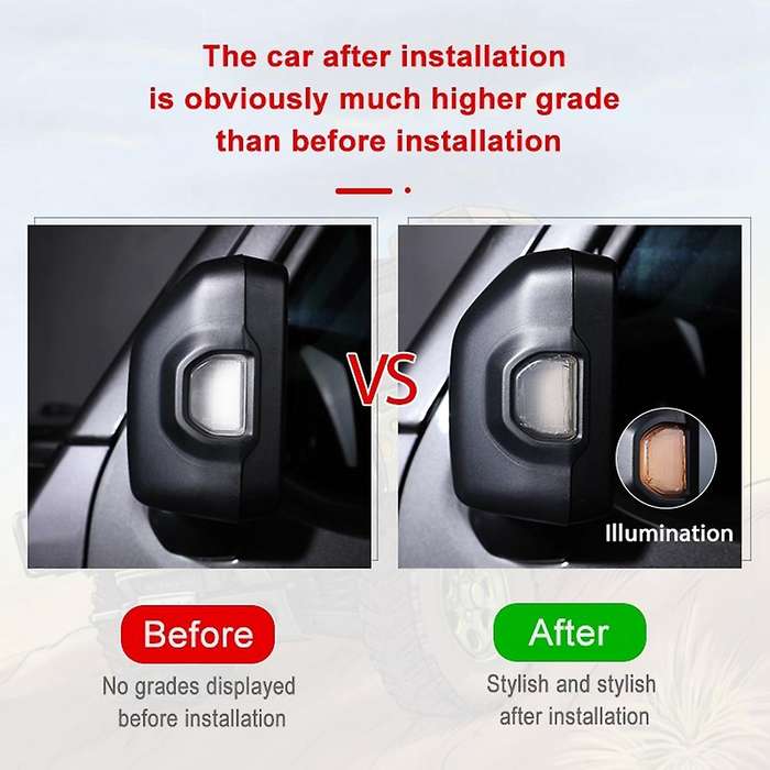 Rearview Mirror Turn Signal Light Cover for Jeep Wrangler Jl 18-22