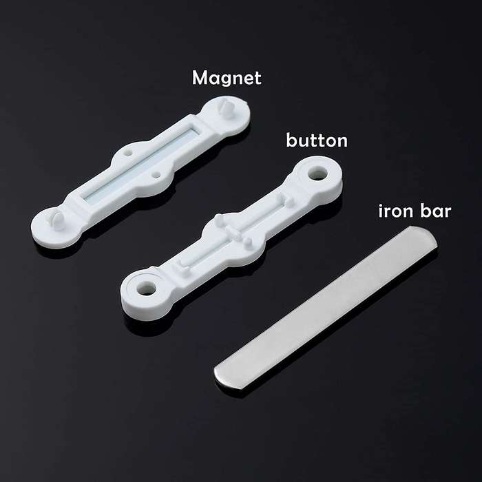 12pcs Strip Magnets Self-adhesive Magnetic Strip Set for Diy Fly Nets