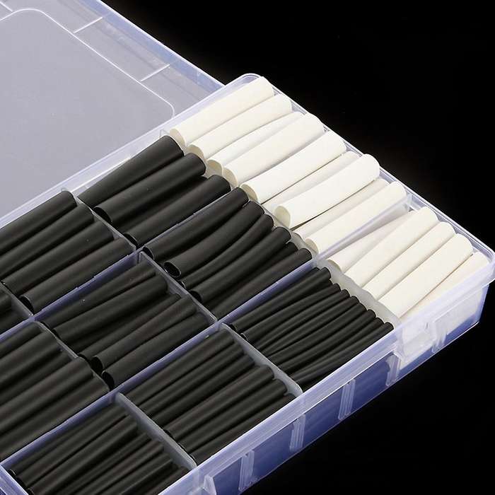 300pcs 3:1 Heat Shrink Tubing Kit with Glue Dual Wall Tubing