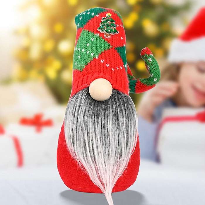Dwarf Goblin Xmas Home Decor Nordic Gnome Land God Plush Doll B