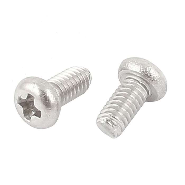 100pcs Crosshead Phillips Pan Head Screws Bolt M2 X 3mm