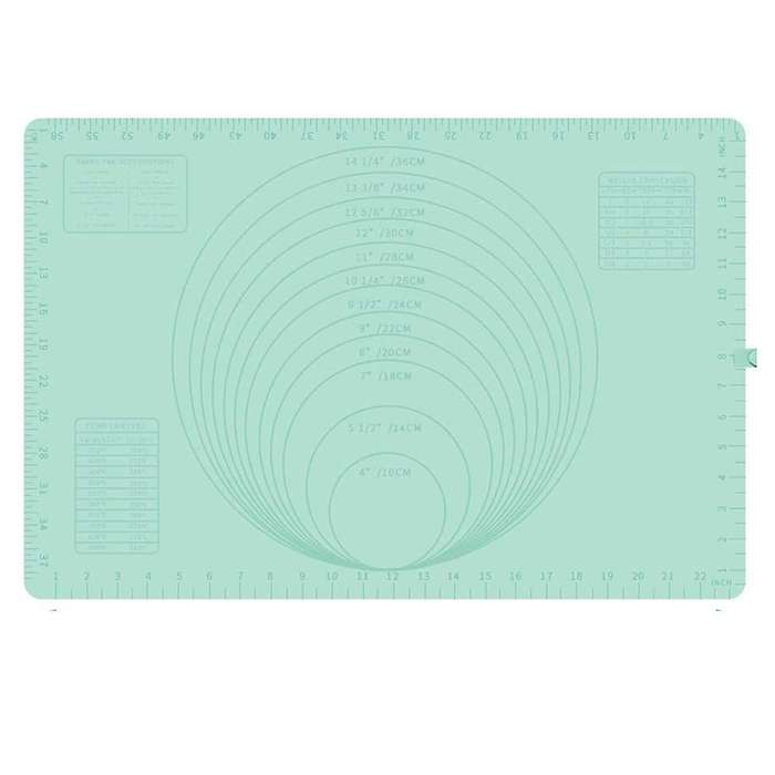 Silicone Baking Mat with Digital Scale,non-stick Baking Mat,60x40 Cm