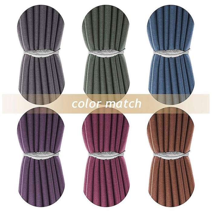 Curtain Tiebacks Spring Design Curtain Ties for Drapes Curtain Silver