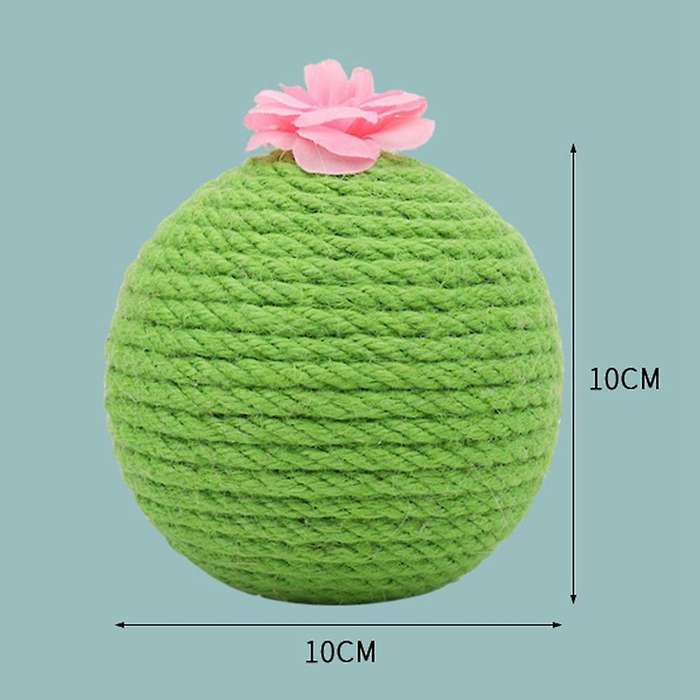 Cat Toy Cactus Natural Sisal Cat Catch Ball Cat Supplies Cat Toy