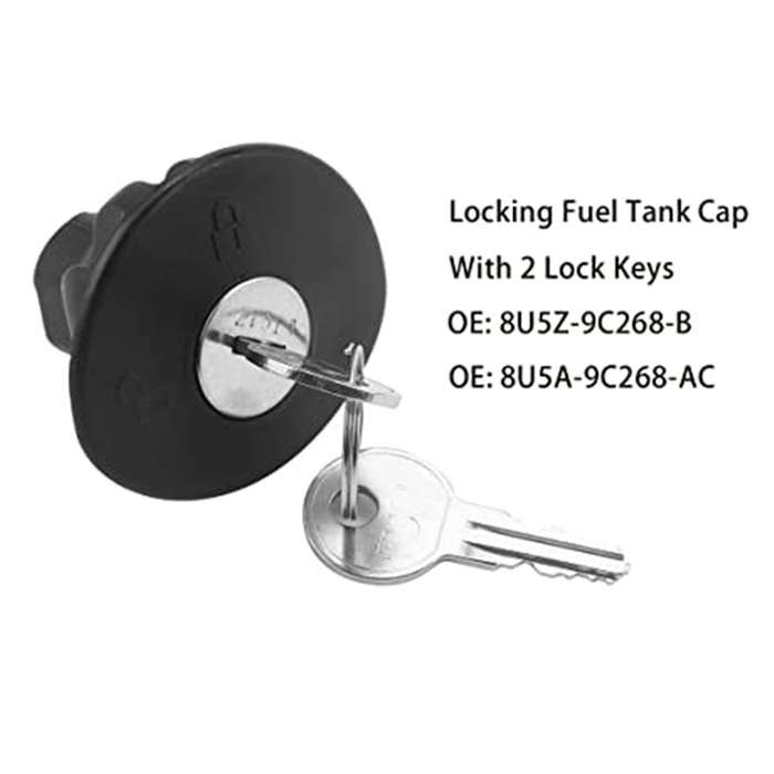 Locking Gas Cap with Key Fuel Cap for Ford Edge F150 Expedition