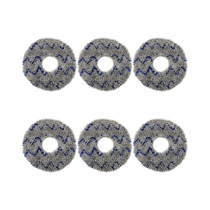 6 Pcs Mop Cloth for Ecovacs Deebot T10 Turbo Robotic Vacuum Cleaner