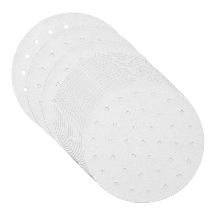200 Pcs 8.5 Inch Air Fryer Liner Wood Pulp Paper for Air Fryer Basket