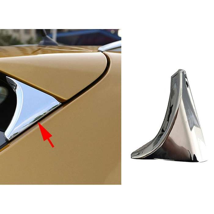 2pcs Tailgate Spoiler Trims Cover for Nissan Qashqai J11 2014-2018