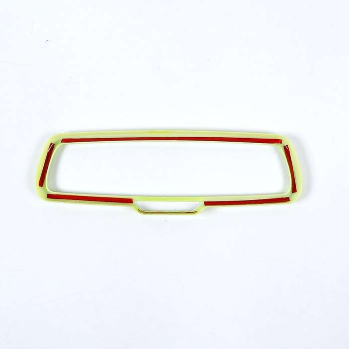 Car Inner Rear View Mirror Cover Abs for Dodge Challenger (green)