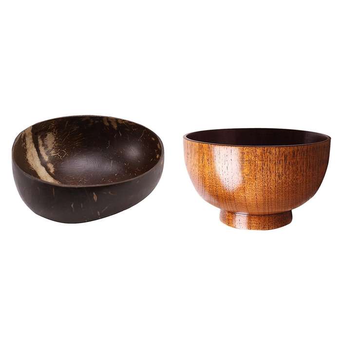 Bol En Bois Calorifuge Et Antigel Style Asiatique - 11x7cm