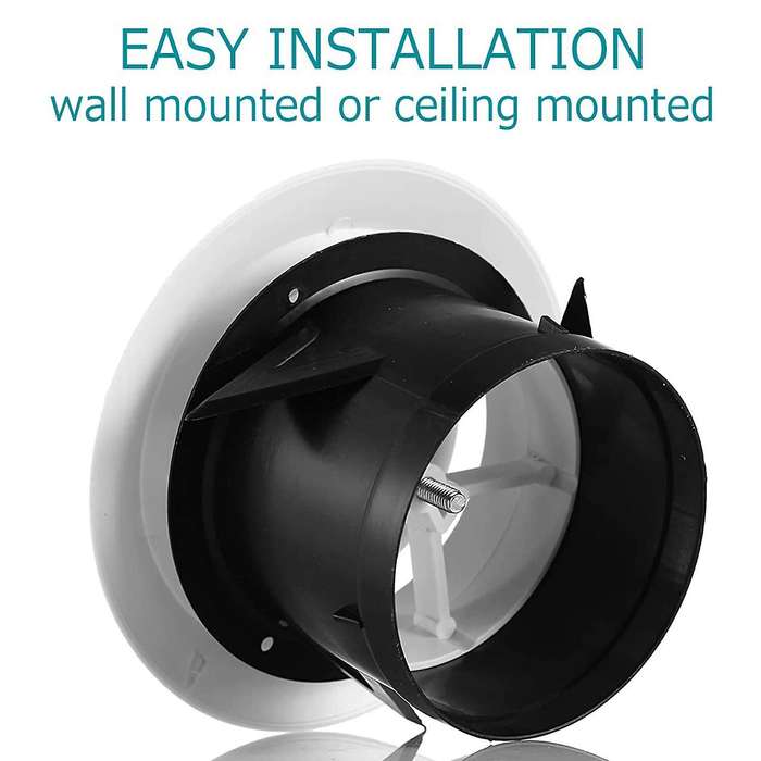 8 Inch Air Vent Covers, Diffuser for Exhaust Fan, Inline Duct Fan