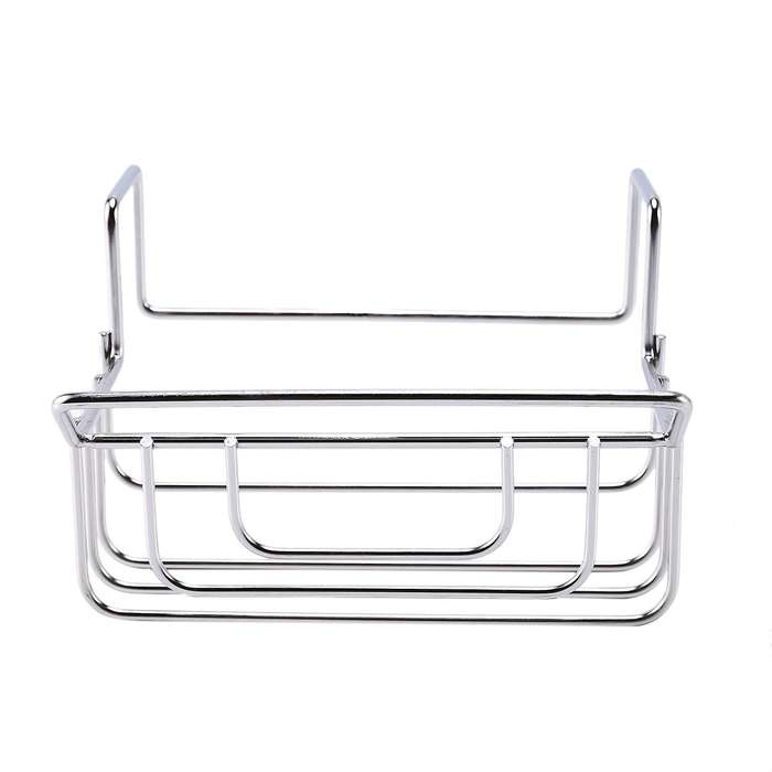 Stainless Steel Hanging Sponge Towel Rack Sink Drainer Basket Storage