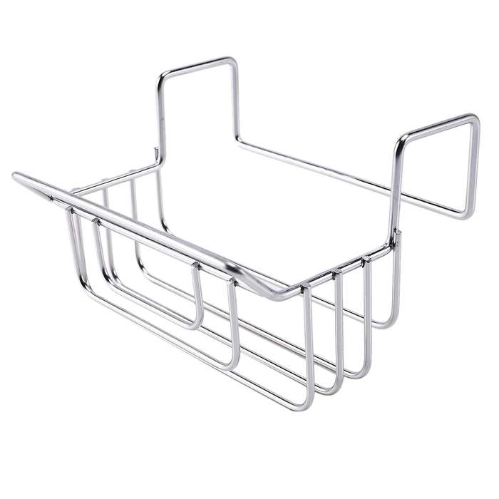 Stainless Steel Hanging Sponge Towel Rack Sink Drainer Basket Storage