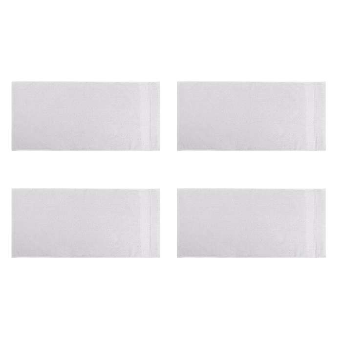 Classic Pleasant Home Bath Towels Set - Combed Cotton Gray