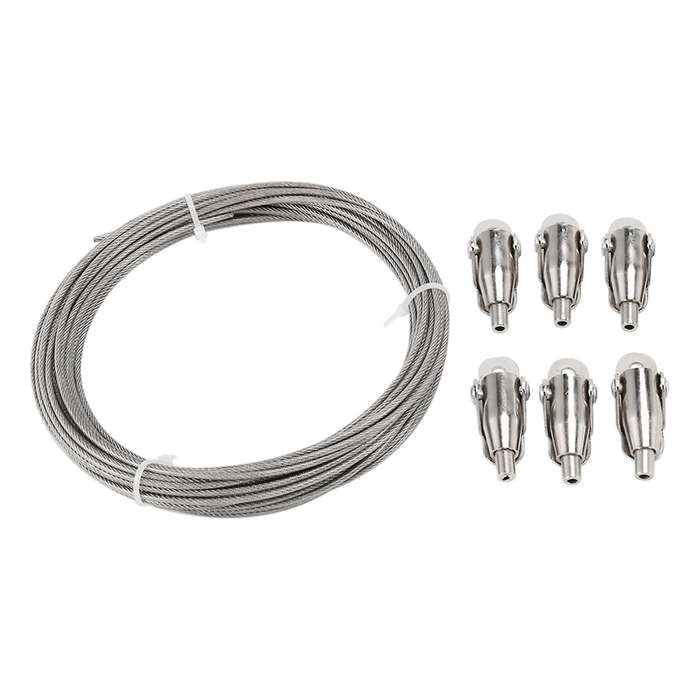 10m Stainless Steel Wire Rope Pvc Coated Steel Cable for Hanging