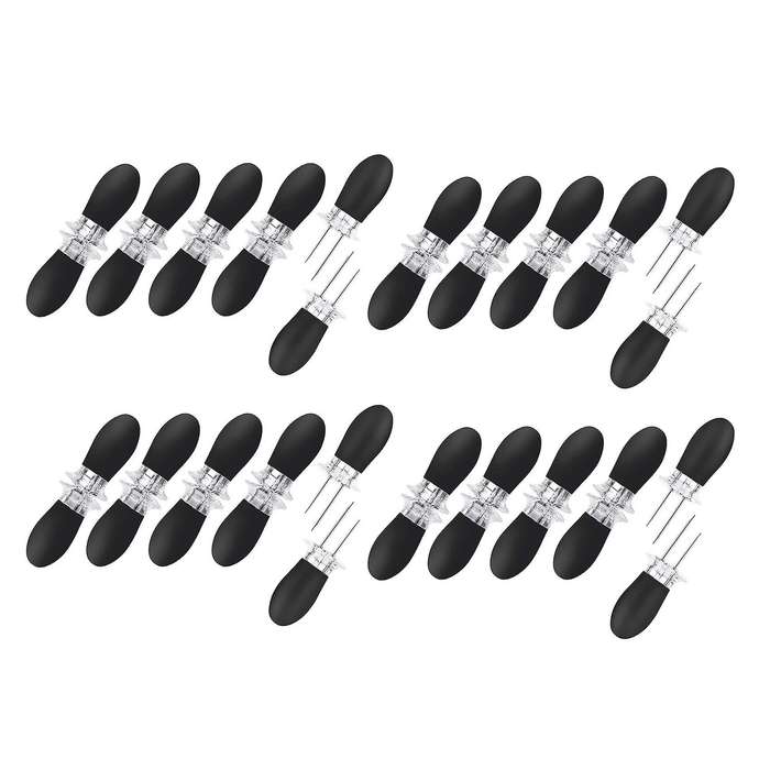 20pcs/10 Pairs Corn Holders Barbecue Supplies Bbq Fork Skewers