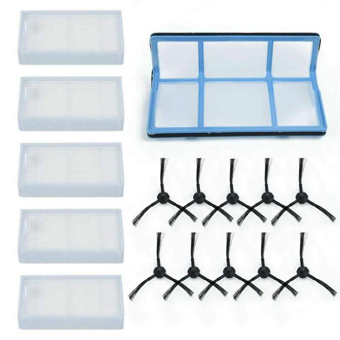 Replacement Accessories Side Brushes Hepa Filters