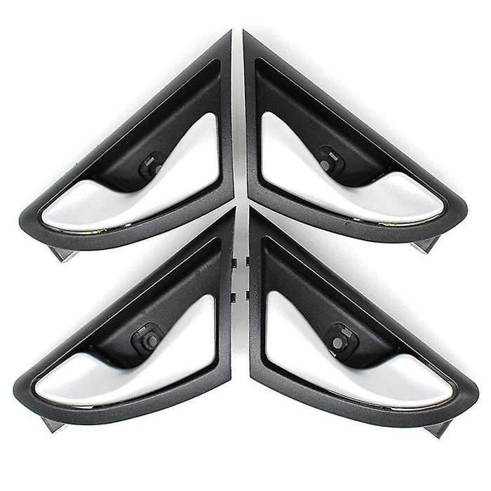 4pcs Car Door Handle for Jac J3 J3s Turin 2009-2015 Matte Silver