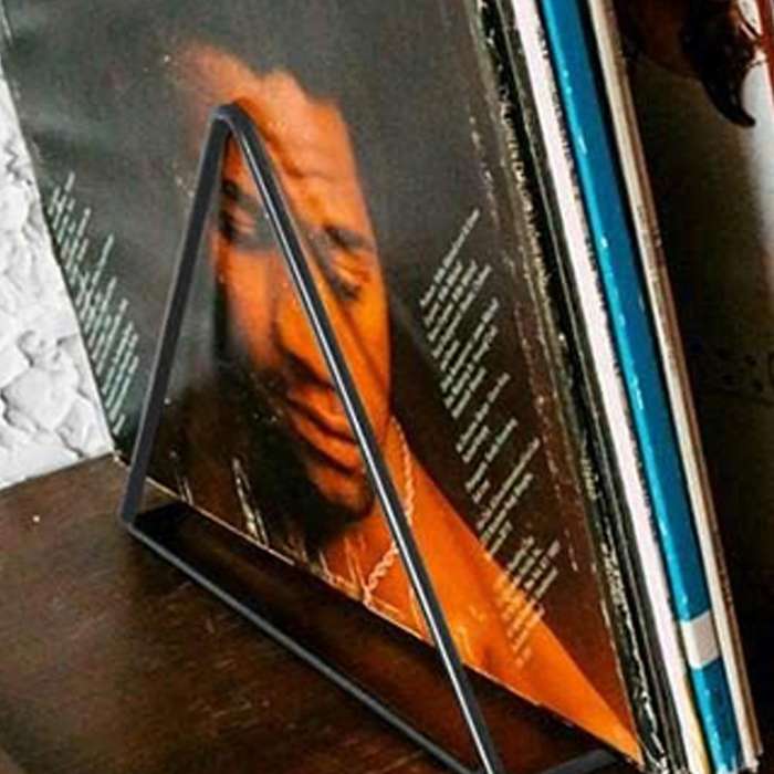 Vinyl Record Cd Magazine Storage Rack Album Display Rack