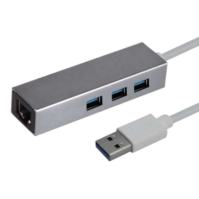 Usb3.1 Hub Gigabit Ethernet Network Adapter+3 Port Hub Usb 3.0