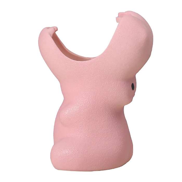 Cartoon Hippo Ceramic Flower Pot for Home Decor Flowerpot Pink
