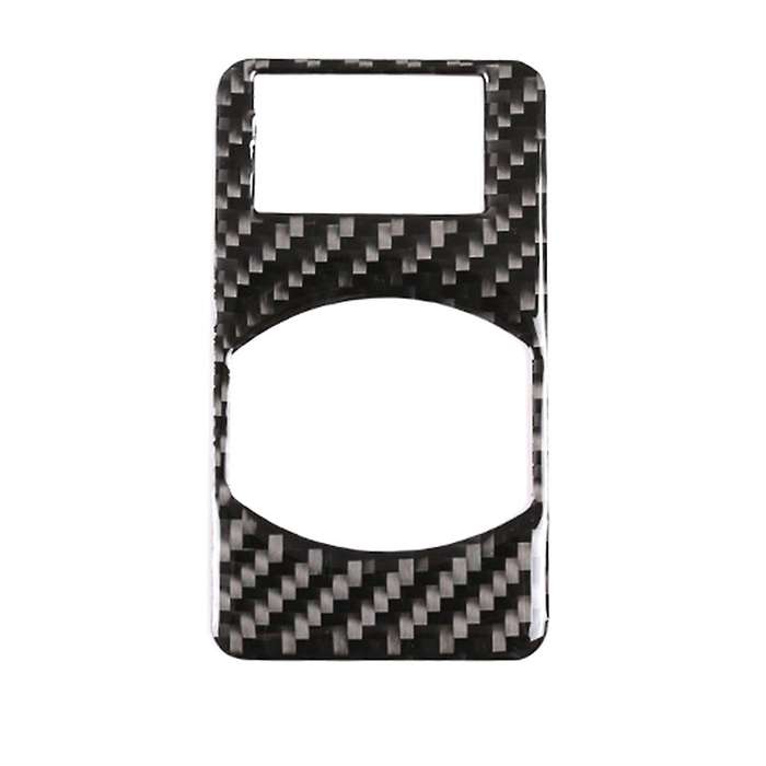 Car Indoor Trunk Switch Button Frame Cover Sticker Trim Carbon Fiber