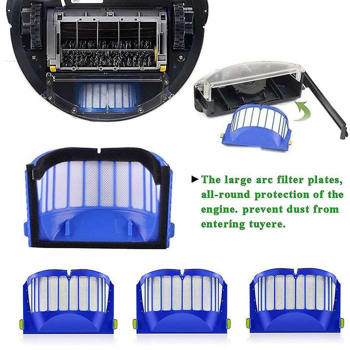 Brushes Accessories for Irobot Roomba 600 Series, 605 610 615 616 620