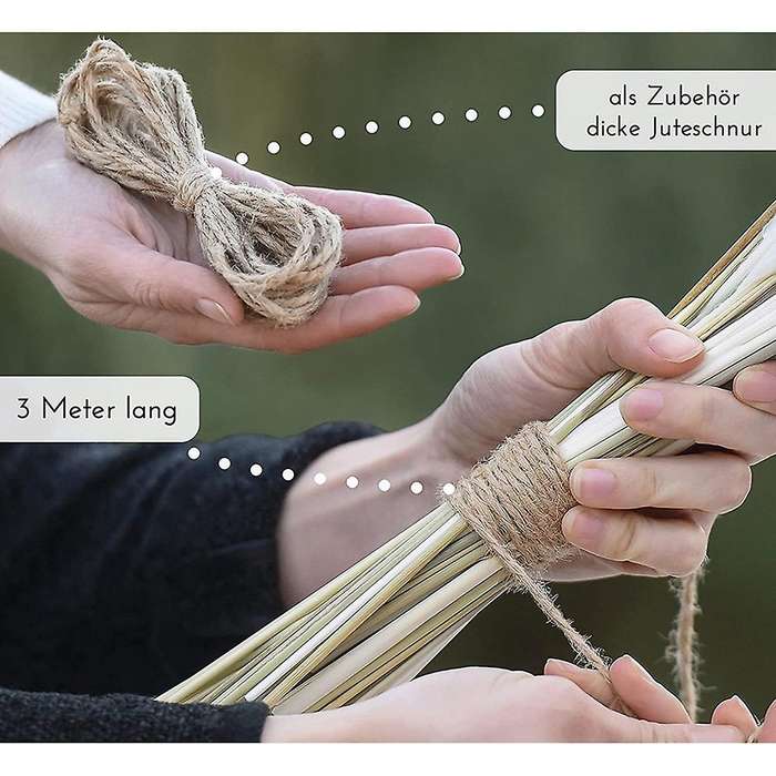 Natural Pampas Grass Dried Flowers Decor 65 Pieces 45 Cm Fluffy