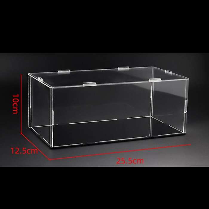 1 Transparent Cabinet for 1:24 Die-cast Model Toy Car 25.5x12.5x10cm