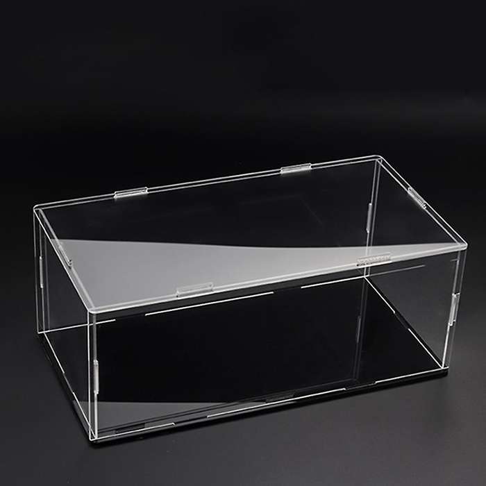 1 Transparent Cabinet for 1:24 Die-cast Model Toy Car 25.5x12.5x10cm