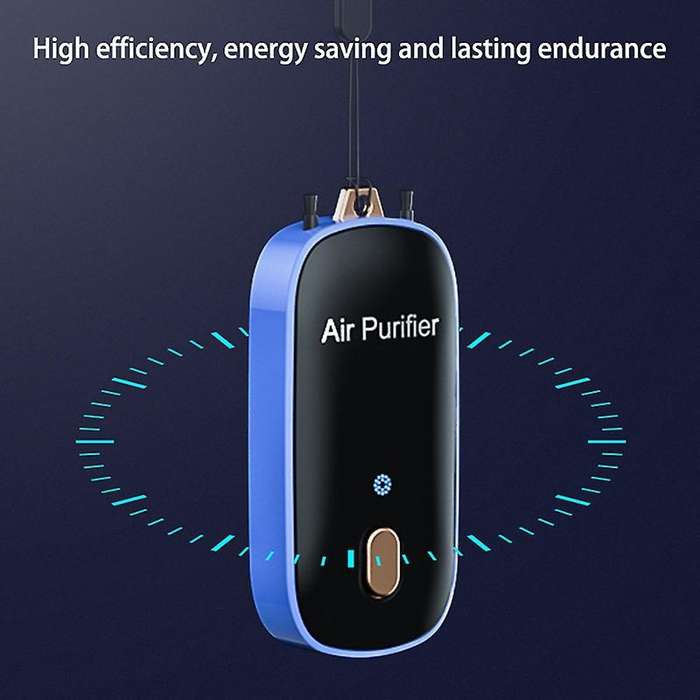 Purifier Mini 24h Working Collar Clip Hanging Neck Air Purifier Pink
