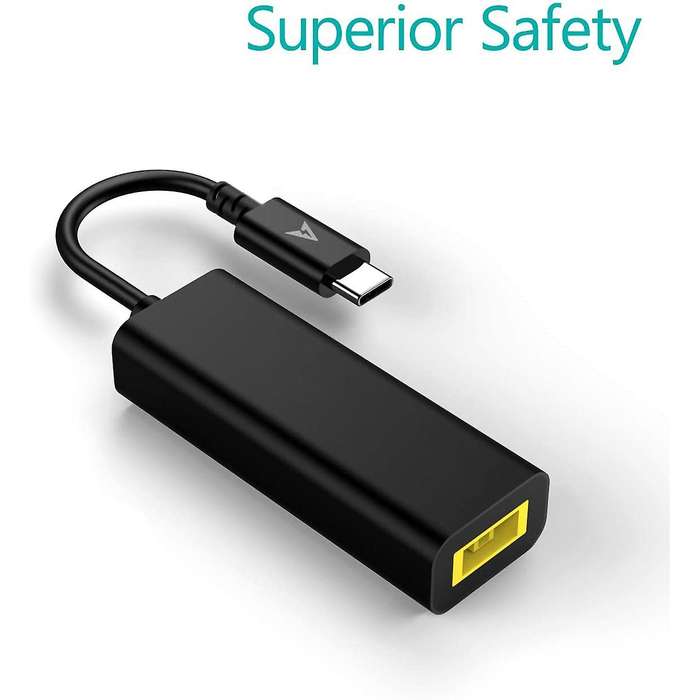 Usb C to Slim Tip Adapter Square 45w to Type C for Lenovo, S8/s9/note