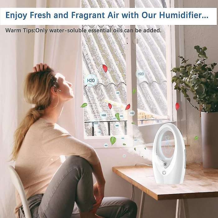 Essential Oil Diffuser 320ml for Office Desk, Personal Humidifier