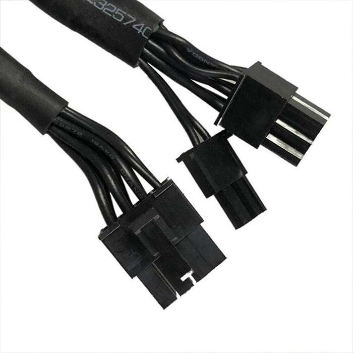 Pcie 6pin Male to 4 Sata Power Supply Cable for Seasonic Focus+