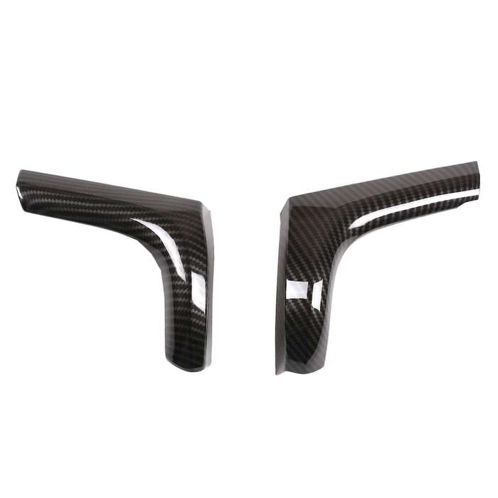 For Toyota Hilux 15-21 Instrument Panel Side Air L Cover Carbon Fiber