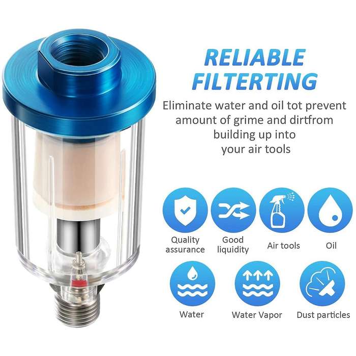 Water Oil Separator Filter Airbrush Filter Moisture Separator