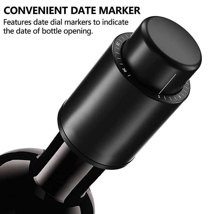 Wine Bottle Stopper Vacuum Wine Preserver 3 Pack, Reusable Wine Corks