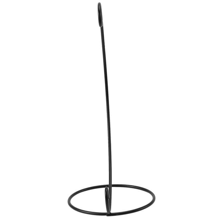 (6 Pack) Ornament Display Stand, Black Iron Hanging Stand Rack
