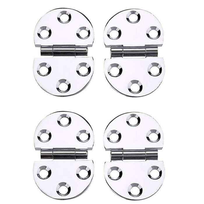4pcs Table Hinges 180degree Copper Hinges for Cabinets Home Furniture
