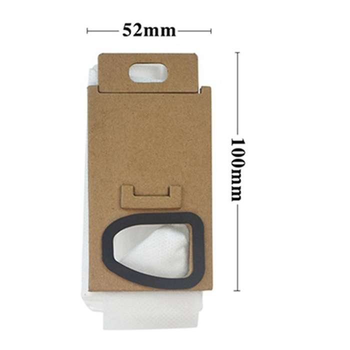 8 Pack Vacuum Bag with Brush for Roborock H6 Dust Bag Replacement
