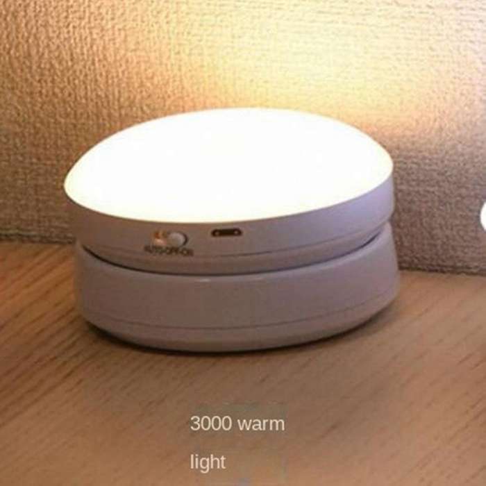 360 Degree Rotating Led Night Light, with Magnetic Base(warm Light)