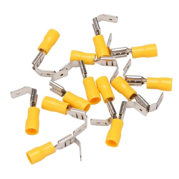 151 Pcs Semi-insulated Piggy Back Spade Crimp Male Kit for Awg Wire