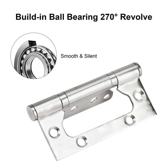 Flush Hinge Heavy Duty Home Door Hinges Ball Bearing Hinges