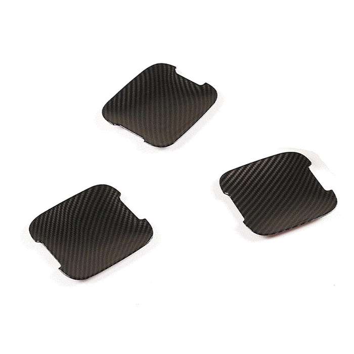 For Land Rover Car Grab Door Handle Bowl Cover Trim, Carbon Fiber