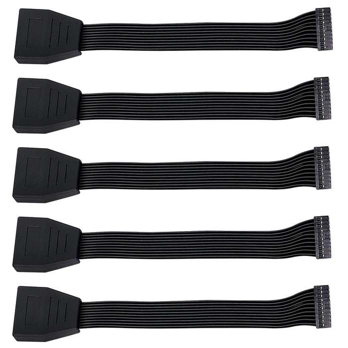 5pcs Usb3.0 Header Extension Cable,19/20 Pin Male to Female (5.9inch)