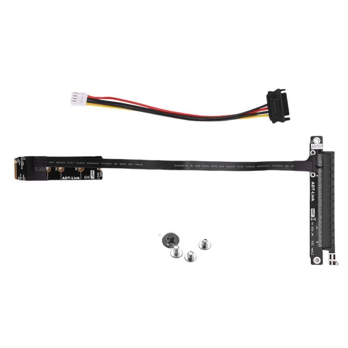 1 Piece Of M2 Ngff Nvme Extension Cable to Pcie X4 Board