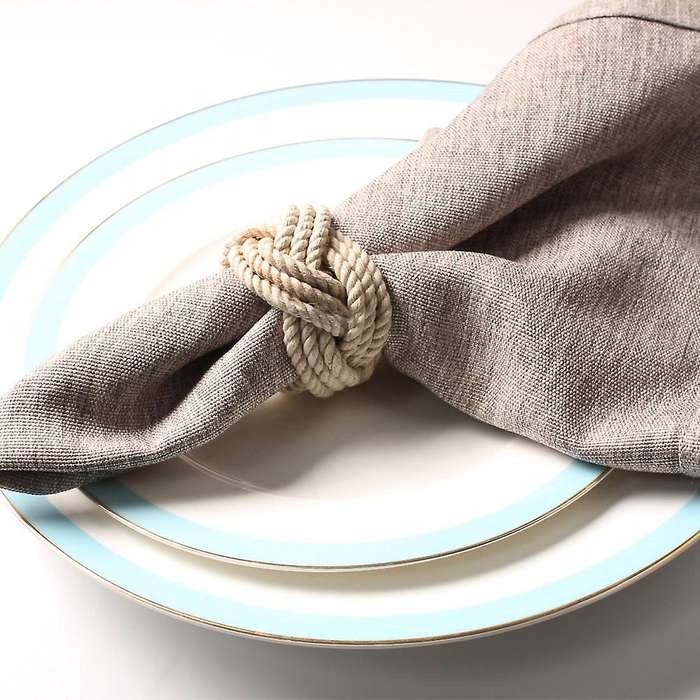 Napkin Ring Set Of 7,napkin Rings Bulk for Party Decoration