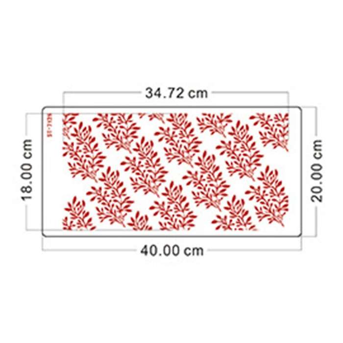 4pcs Leaf Petals Cake Stencil Plastic Lace Cake Decorating Tools Mold