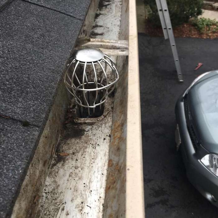 Gutter Guard Downspout Leaf Filter 304 Stainless Steel Guard Filter